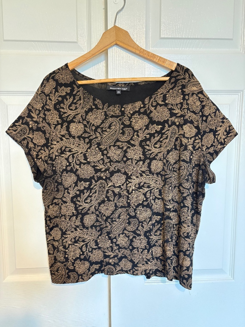 Dress Top - short sleeve/kinda capped - 2X